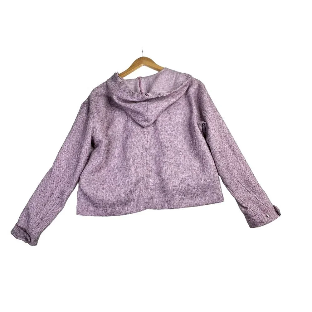 Avec Les Filles Cropped Jacket‎ size Medium Purple
